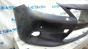 Bare front bumper Lexus ES300h ES350 13-15 pre-restoration for parking sensors, graphite, scratches, dented