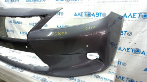 Bare front bumper Lexus ES300h ES350 13-15 pre-restoration for parking sensors, graphite, scratches, dented
