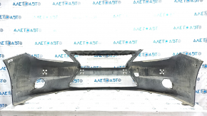 Bare front bumper Lexus ES300h ES350 13-15 pre-restoration for parking sensors, graphite, scratches, dented