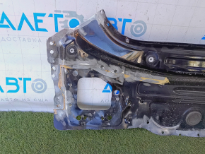 Rear panel Audi A6 C7 12-18 2 parts, black, sawn off
