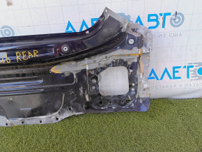 Rear panel Audi A6 C7 12-18 2 parts, black, sawn off