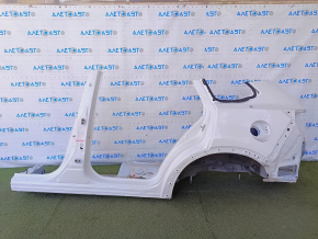 Quarter wing rear left Mazda CX-9 16- white, sawn off, with central pillar, butts