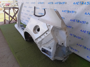 Quarter wing rear left Mazda CX-9 16- white, sawn off, with central pillar, butts