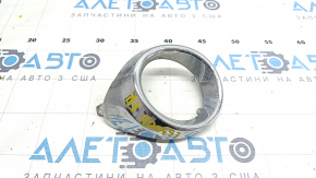 Right fog light frame Lexus ES300h ES350 13-15 pre-rest chrome sand, broken fastening