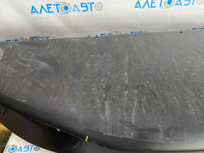 Front bumper assembly Tesla Model S 12-15 pre-rest, for facelift, scratches, dented, central molding peeled chrome, crack