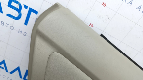 Door trim card rear left Toyota Prius 30 10-15 beige, with beige insert cloth, scratches, for dry cleaning