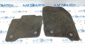 Set of floor mats for Lincoln Nautilus 19-23 brown cloth, for cleaning