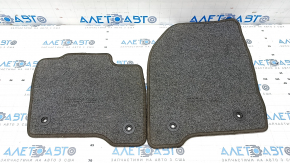 Set of floor mats for Lincoln Nautilus 19-23 brown cloth, for cleaning