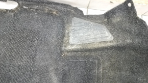 Toyota Prius 30 10-15 black floor covering for cleaning, fastening is torn