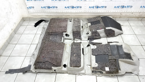 Toyota Prius 30 10-15 black floor covering for cleaning, fastening is torn