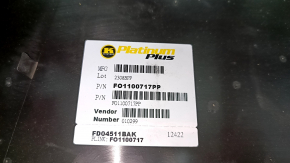 Rear bumper bare Ford Escape MK3 17-19 rest without parking sensors structure, rubbed, CAPA