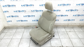 Driver's seat Toyota Prius 30 10-15 without airbag, manual, beige velour, dry-cleanable, rusty at the bottom