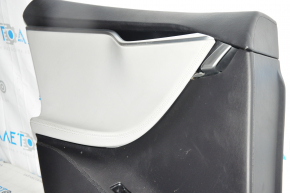 Door trim card rear left Tesla Model S 12-15 pre-rest black, with gray insert, with backlight, for dry cleaning, tear