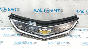 Radiator grill grill Chevrolet Volt 16- chrome, with emblem, sand