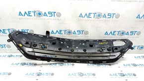 Lower grille of the front bumper Chevrolet Volt 16 - for parking sensors, chrome, sand, cracks, broken fragment