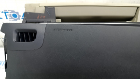 Torpedo front panel with AIRBAG Toyota Prius 30 10-15 beige, with overlay, with glove compartment, scratches