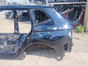 Quarter wing rear left VW Tiguan 18-long on the body, black, painted, pokes