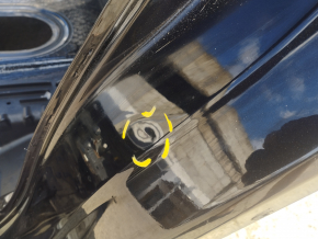 Quarter wing rear left VW Tiguan 18-long on the body, black, painted, pokes