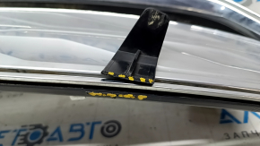 Lower grille of the front bumper Chevrolet Volt 16 - for parking sensors, chrome, sand, cracks, broken fragment