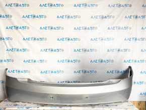 Rear bumper bare Tesla Model S 12-15 pre-rest, without sensors, gray, scuffs
