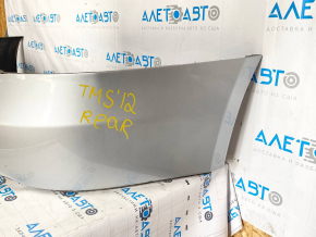 Rear bumper bare Tesla Model S 12-15 pre-rest, without sensors, gray, scuffs