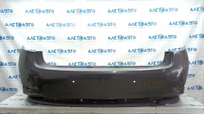 Bare rear bumper Lexus ES300h 13-18 for parking sensors, graphite, tear, cracks, scratches, dents