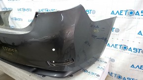 Bare rear bumper Lexus ES300h 13-18 for parking sensors, graphite, tear, cracks, scratches, dents