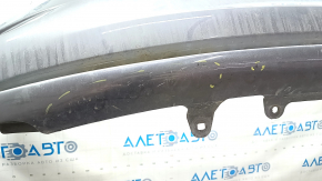 Bare rear bumper Lexus ES300h 13-18 for parking sensors, graphite, tear, cracks, scratches, dents