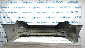 Bare rear bumper Lexus ES300h 13-18 for parking sensors, graphite, tear, cracks, scratches, dents