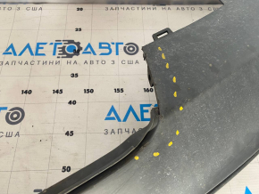 Tesla Model S 12-15 pre-restoration rear bumper lip, structure, worn, broken mount