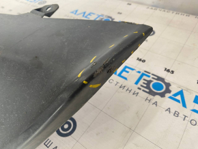 Tesla Model S 12-15 pre-restoration rear bumper lip, structure, worn, broken mount