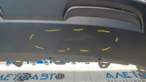 Adjustment of the front bumper lower VW Tiguan 18 - scratches, scratches