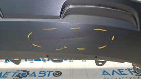 Adjustment of the front bumper lower VW Tiguan 18 - scratches, scratches