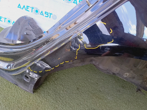 Quarter wing rear left Audi A6 C7 12-18 black, sawed off, dented