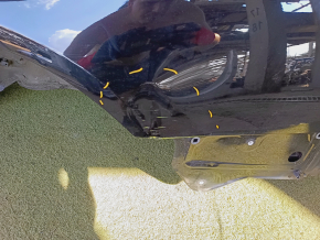 Quarter wing rear left Audi A6 C7 12-18 black, sawed off, dented