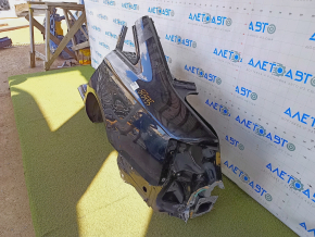 Quarter wing rear left Audi A6 C7 12-18 black, sawed off, dented