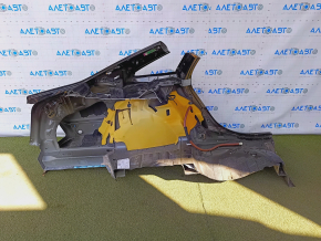 Quarter wing rear left Audi A6 C7 12-18 black, sawed off, dented