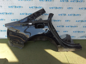 Quarter wing rear right Audi A6 C7 12-18 black, sawn off, pokes