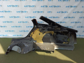 Quarter wing rear right Audi A6 C7 12-18 black, sawn off, pokes