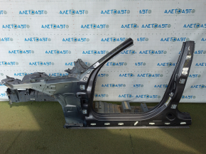 Quarter front left Alfa Romeo Giulia 17- sawn off, with central pillar, graphite