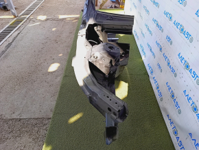 Front right quarter Volvo XC90 16-22 black, sawn off, with central pillar, butts