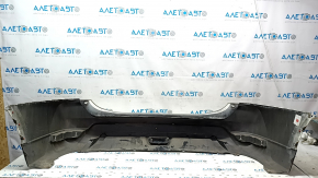 Bare rear bumper Nissan Rogue 17 - white QAK, worn, torn