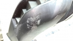 Bare rear bumper Nissan Rogue 17 - white QAK, worn, torn
