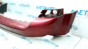 Bumper front bare top Jeep Patriot 11-17 red PRP, scratches, non-factory holes
