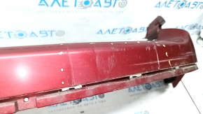 Bumper front bare top Jeep Patriot 11-17 red PRP, scratches, non-factory holes