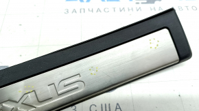 Door sill trim rear left outer Lexus ES300h ES350 13-18 chrome, dent, bumps, scratches