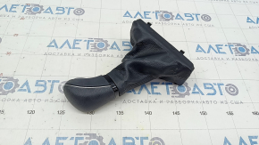 Gear knob Hyundai Sonata 15-19 black, rubber, cut