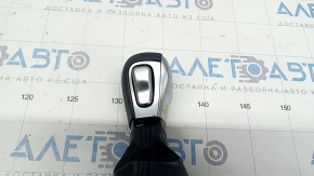 Gear knob Hyundai Sonata 15-19 black, rubber, cut