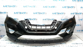 Front bumper bare Nissan Rogue 17- green DAL, rubbed