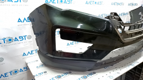 Front bumper bare Nissan Rogue 17- green DAL, rubbed
